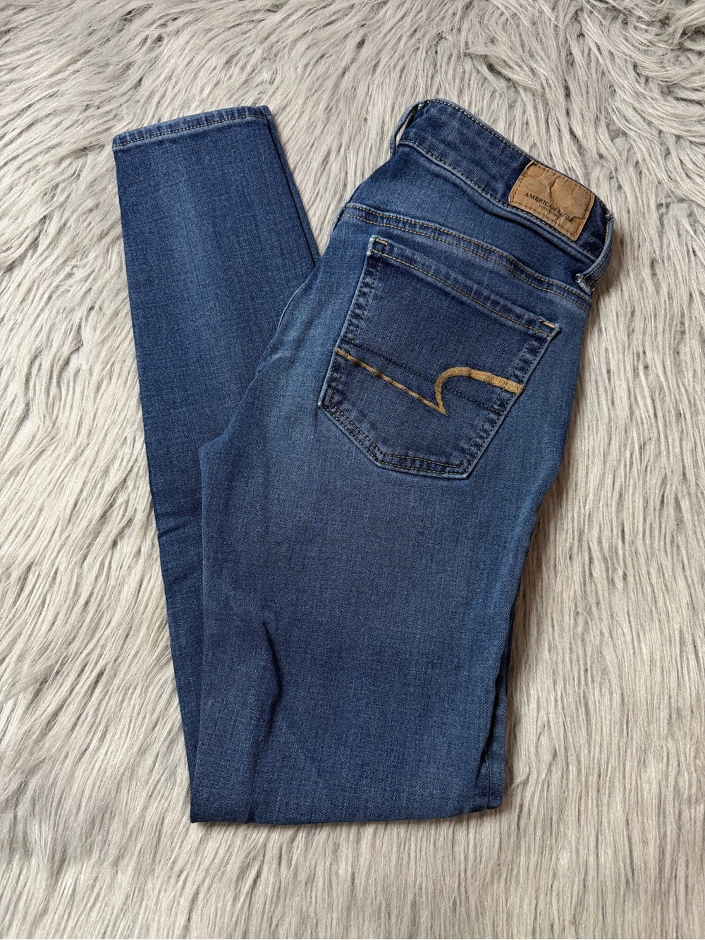 American Eagle Outfitters Dark Blue Skinny Jeans